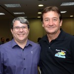 Vanilson Fickert, da Secretária de Turismo d Estado de São Paulo, e Ormelio Caporaline, da Maravilhas do Rio Grande