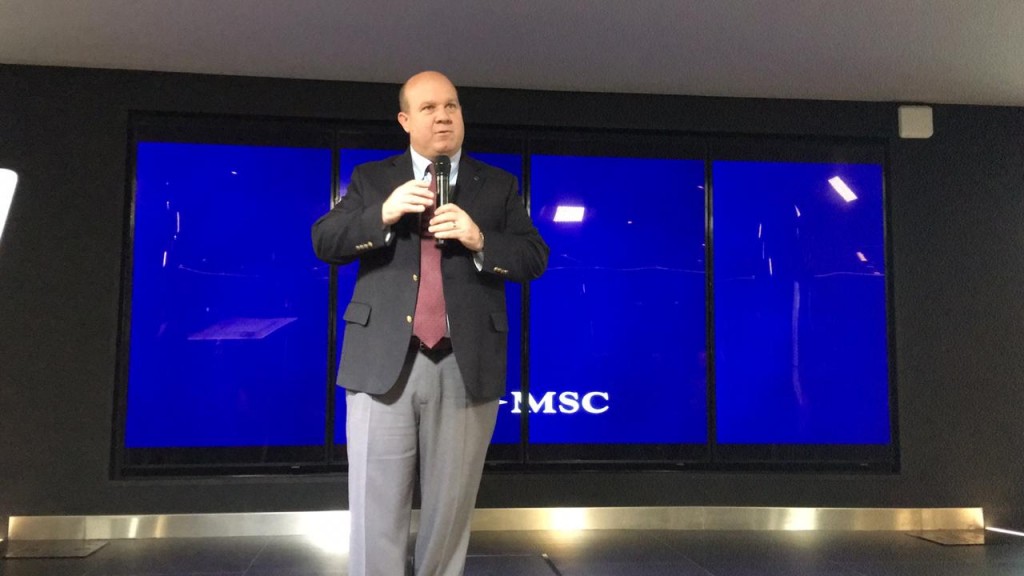 Bud Darr, vice-presidente Executivo de Política Marítima e Assuntos Governamentais da MSC Cruzeiros