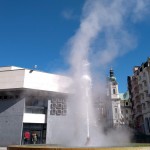 Colunata com gêiser em Karlovy Vary