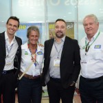 Alexandre Pinto e Renato Kiste, da Shift, com Mari MAsgrau e Roy Taylor, do M&E