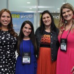 Ana Lucia Severo, Brianna Barnabee, Staci Mellman e Megan Dougherty, do Visit Florida