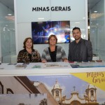 Ana Paula Azevedo, da Secretária de Estado de Turismo de Minas Gerais, Rosy Alvarenga, da Belotur, e Ricardo Campos, da HT Happy Travel
