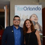 Andre Almeida e Jane Terra, do Visit Orlando