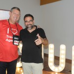 Aroldo Schultz, presidente da Schultz, e Alejandro de la Osa, da Europamundo Aroldo Schultz, presidente da Schultz, e Alejandro de la Osa, da Europamundo