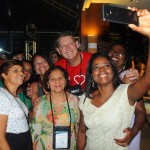 Aroldo Schultz, presidente da Schultz, fez diversas selfies com os agentes convidados