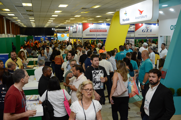 Corredores da Aviesp Expo 2019, em Águas de Lindóia