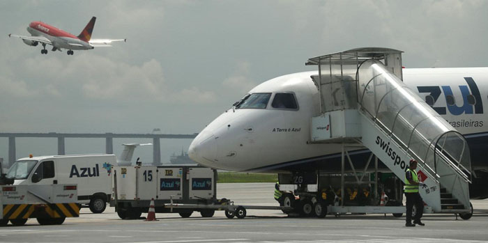 Azul e Avianca