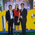 Bernardo Vilela, Karina Betencourt, e João Pita, da GRU Airport