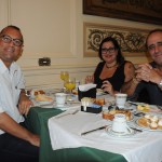 Bruno Linhares, com Márcia Oliveira e Marcelo Sá, da N Conceitos