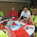 Clayton Araujo, da Europamundo, com os agentes de viagens Clayton Araujo, da Europamundo, com os agentes de viagens