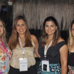 Cristiane Soares da BWT, Karina Fernandes da Kanandes Viagens, Dayana Lima da Amazonas Tour e Ane Ramos da filial da BWT de Manaus