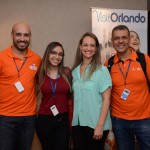 Daniel Costa, Larissa Figueiredo, Rachel Pozzibon, e Mauricio Oliveira, da Flytour MMT Viagens
