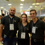 Danilo Bezerra, Jennifer Pichelli e Ricardo Assalim, da CVC Corp