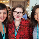 Dayane Lourenço (MCR TurismoCampinas), Ana Luisa (SNT Turismo Nova Odessa) e Angélica Miranda (Hi WorldCampinas)