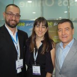 Diogenes Toloni, Gisela Marino e Ivan Blanco, da Aerolíneas Argentinas