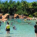 Discovery Cove também dá a oportunidade para os clientes fazerem snorkeling