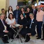 Edmar Bull, da Copastur, Magda Nassar, e sua equipe da Braztoa, Jerusa Hara, da Abav Nacional, Marcos Ferraz, da Clia Abremar, e Ricardo Fazzini, secretário de Turismo de Ilhabela