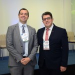 Edmilson Romão, presidente da Abav-SP, e Marcos Lucas, presidente da Aviesp