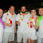 Eduardo Moura, Rodolfo Guarino e Roberto Lastoria, da Schultz, com Caroline Thomazini, da Feito para Viajar, e Rodrigo Santos, da RS Tour