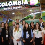 Expositores da Colômbia