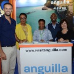 Expositores da Ilha de Anguilla