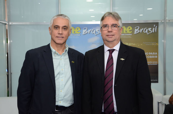 Fernando Brandão e Roberto Duran, diretor executivo e presidente do Salvador Destination, respectivamente.