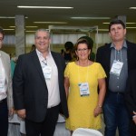 Fernando Santos, da Aviesp, Eduardo Zucatto, presidente da Câmara dos Vereadores de Aguás de Lindóia, Inês Bellini, do Visite Santos, Rogério Nucci, vereador, e Sebastião Pereira, da Aviesp