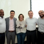 Jackson Soares, Marcelo Sacchitiello, Viviane Costi, Vicent Brasil, e Bruno Yasumura, da CVC Corp