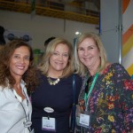 Jane Terra e Elaine Blazys do Visit Orlando junto com Lucia Motta da Nice Via Apia Turismo