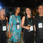 Janice Lira, da Janice Lira Consultoria, Edimara Barbosa, da Marly Matos Turismo, e Ana Paula e River Pereira, da Home Travel Agency