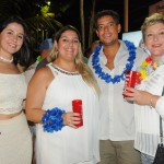 Jessica Bueno e Carla Cecchele, do Hard Rock, Rodrigo Pinheiro, de Fort Lauderdale, e Adriana Penha, de Curaçao
