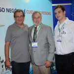 Jose Oscar Quessa, da Multi Hotéis, Celso Guelfi e Leonardo Guelfi, da GTA