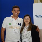 José Macário e Vanessa Yamada, do Club Med