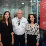 Karime Abud e Denise Meyer, da Rouge, e Roy Taylor do M&E