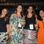 Kathucia Buzatto, da Balloon Viagens, Debora Peluso e Fernanda Caetano, da Win Travel, e Paula Pereira, da Wynn Viagens e Turismo
