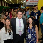 Kelly Castange, Marcos Lucas e  Juliana Assumpção, da Aviesp