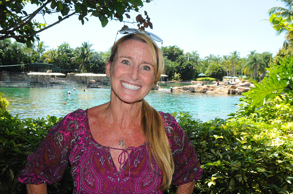"Aqui ensinamos a cuidar dos animais", diz diretor do SeaWorld Conservation Fund 2 Kelly Clark, VP do Discovery Cove