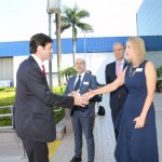 Luciane Leite recebe o ministro do Turismo, Marcelo Alvaro Antonio