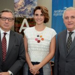 Luis Castillo, cônsul Geral da Argentina em São Paulo, Natalia Pisoni, da Inprotur, e MArcos Bednarski, consul geral adjunto da Argentina