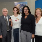 MArcos Bednarski, consul geral adjunto da Argentina, Natalia Pisoni, da Inprotur, Micheli Sobral, da Tunibra Travel, e Paula Fariña, da Inprotur