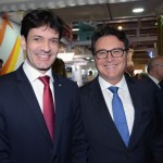 Marcelo Alvaro Antoônio e Vinicius Lummertz, ministro do Turismo e secretário de Turismo de SP