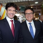 Marcelo Álvaro Antônio, ministro do Turismo, e Vinicius Lummertz, secretário de Turismo de São Paulo
