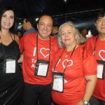 Marcia Santos, da Air Europa, com Jales Sabino, Ana Maria Silveira e Pedro Shiray, da Schultz