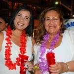 Marcia Silva, da Air Europa, e Roxana Rojas, da Carrussel