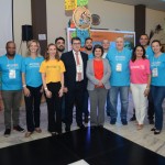 Marcos Lucas, presidente da Aviesp, com as equipes da Turnet e do Rio Grande do Norte