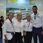 Mari Masgrau, Rosa Masgrau e Juliano Braga, do M&E e Annette Taeuber, direto geral da Lufthansa no Brasil