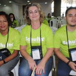 Maria Martins, da Choice Tour, Silvana Vettorazi, da Magic Turismo, e Adalberto Neto, da Luiza Breda Consultoria Maria Martins, da Choice Tour, Silvana Vettorazi, da Magic Turismo, e Adalberto Neto, da Luiza Breda Consultoria