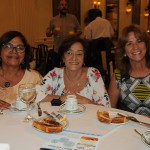 Marluce Souza, da Iunes Tour, Rosa Maria, da RMB Viagens, e Elizete Oliveira