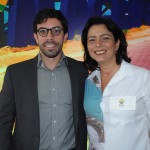 Milton Vasconcellos, presidente da ABIH-AL, e Claudia Pessoa, secretária de Turismo de Barra de Sâo Miguel