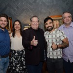 DT Minich, de Kissimmee, entre Rafael Piccin, Cynthia Carneiro, Mauro Sousa e Evandro Valentini, da Mauricio de Sousa Produções